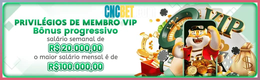 CNCBET bônus — cashback 15 por cento e níveis VIP